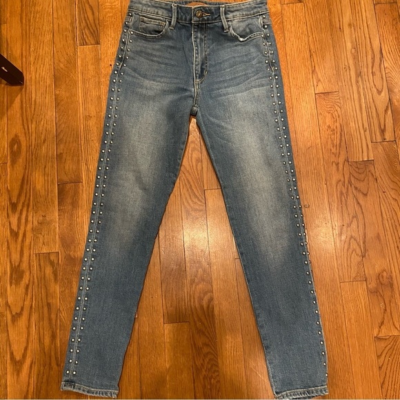 Joe's Jeans The Charlie Studded Skinny Jeans High Rise Size 27 Denim Casual Fun - Picture 1 of 10